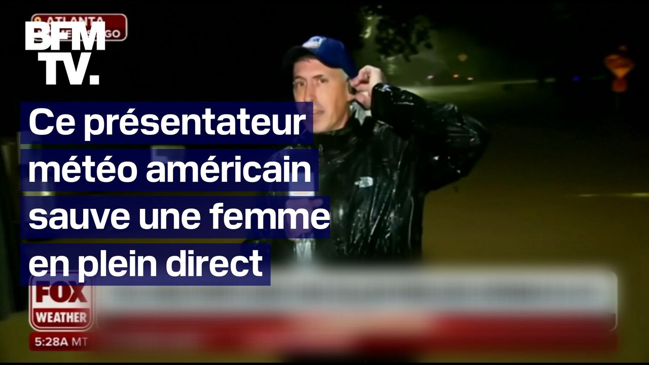 Ouragan Hélène: un présentateur météo américain sauve une femme en plein direct