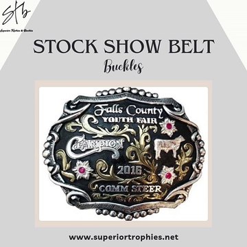 Custom Stock Show Belt Buckles: Honor Champions in Style