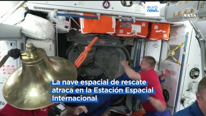 Llega la cápsula de rescate que devolverá a la Tierra a los astronautas varados en el espacio