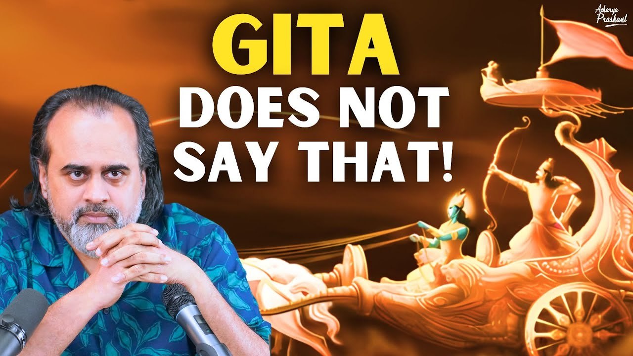 Gita does not say that! Acharya Prashant, with NIT, Trichy (2021