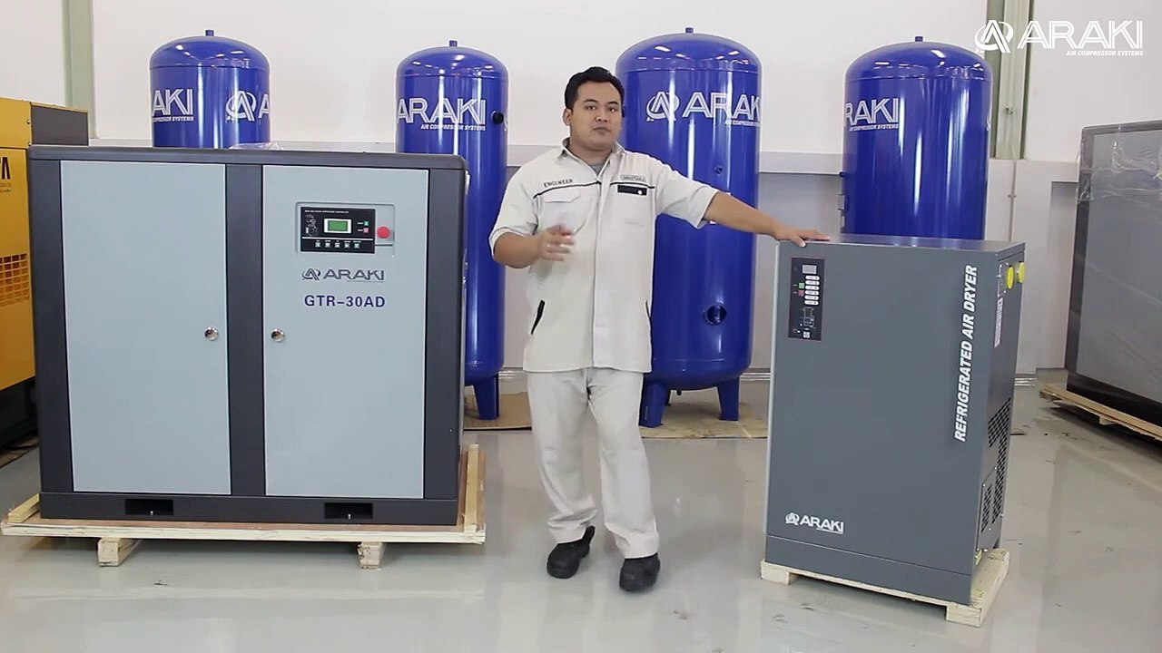 REVIEW AIR DRYER UNTUK KEBUTUHAN INDUSTRIAL DENGAN GARANSI KOMPRESOR 1 TAHUN  - ARAKI FK-5ACS
