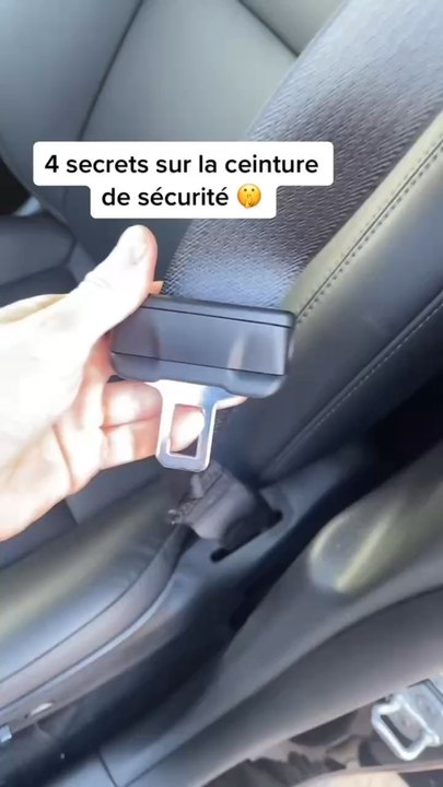 4 secrets sur la ceinture de sécurité 