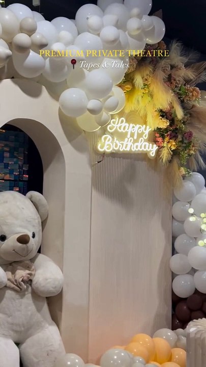 Unique Birthday Celebration at a Private Theatre in Hyderabad