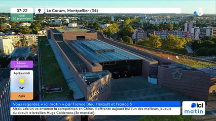 30/09/2024 - ICI Matin France Bleu Hérault en vidéo