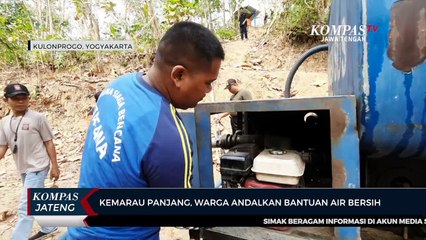 Kemarau Panjang di Kulon Progo, Warga Andalkan Bantuan Air Bersih