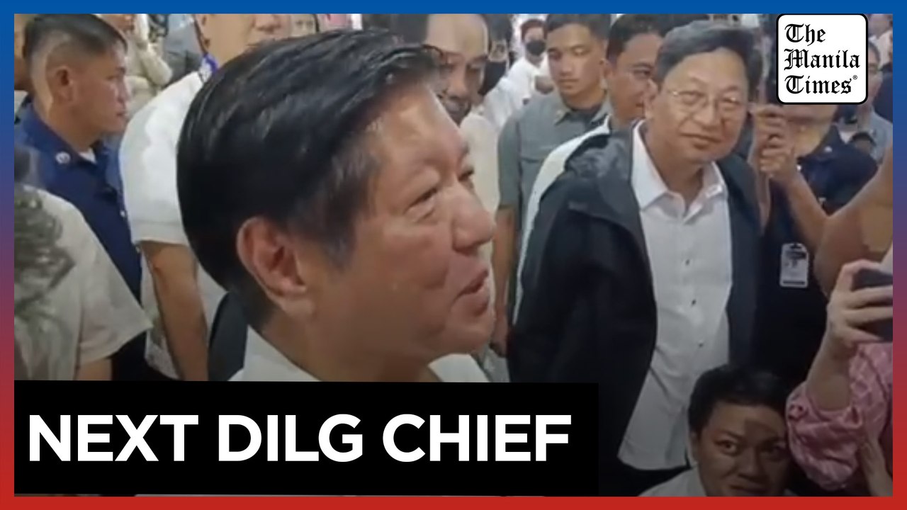 Marcos has two bets for DILG chief