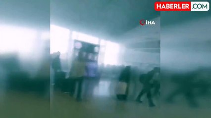 Havalimanında yangın paniği! Yolcular tahliye edildi, seferlerde gecikmeler yaşandı