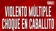 Perdió el control de su auto y protagonizó tremendo choque