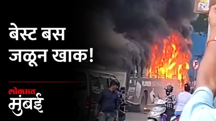 बेस्ट बसने घेतला पेट, विक्रोळी येथील घटना