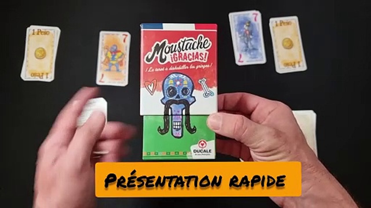 présentation rapide de MOUSTACHE GRACIAS de chez   #jeuxducale