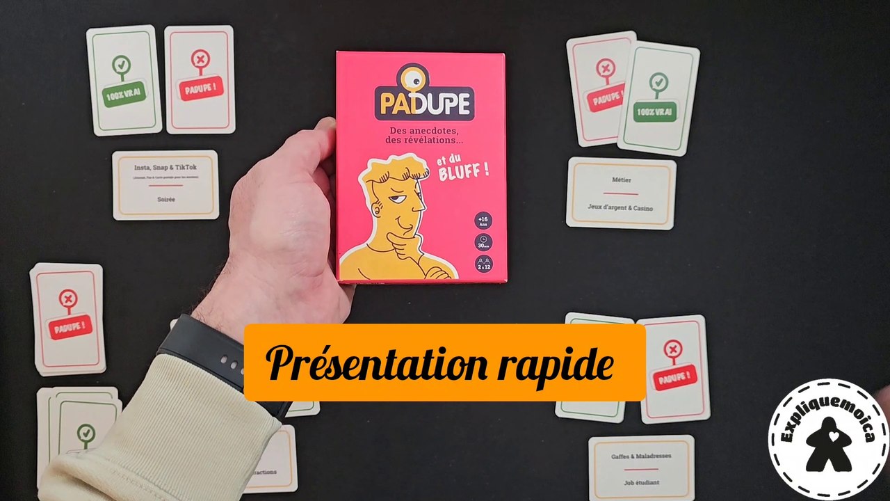 Présentation rapide de  PADUPE  #expliquemoica