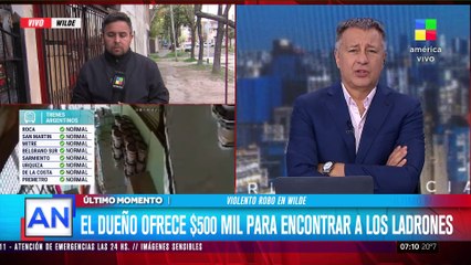 Violento robo en Wilde: el dueño ofrece $500 mil para encontrar a los ladrones