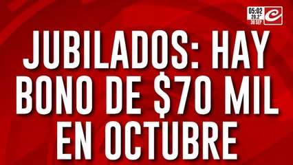 Atención jubilados: se confirmó la entrega de un nuevo bono para octubre