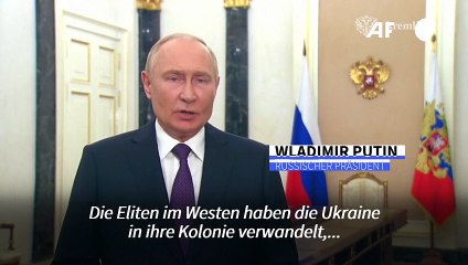 Putin: Westen hat Ukraine "zu seiner Kolonie gemacht"
