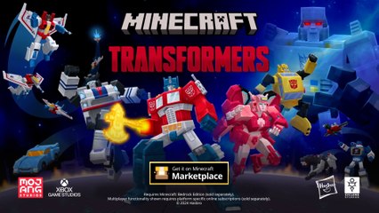 Minecraft x Transformers Official Collaboration DLC Trailer