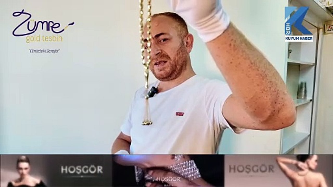 Allahın 99 Adını 1 Metrelik Tesbihe İşledi. Zümre Gold Tesbih Firma Sahibi Osman Ulugöl Anlattı