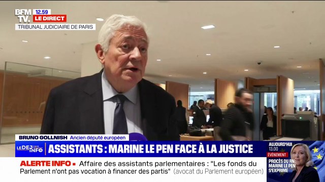 Affaire des faux assistants parlementaires: pour Bruno Gollnisch, cette affaire n'aurait jamais dû venir devant la justice