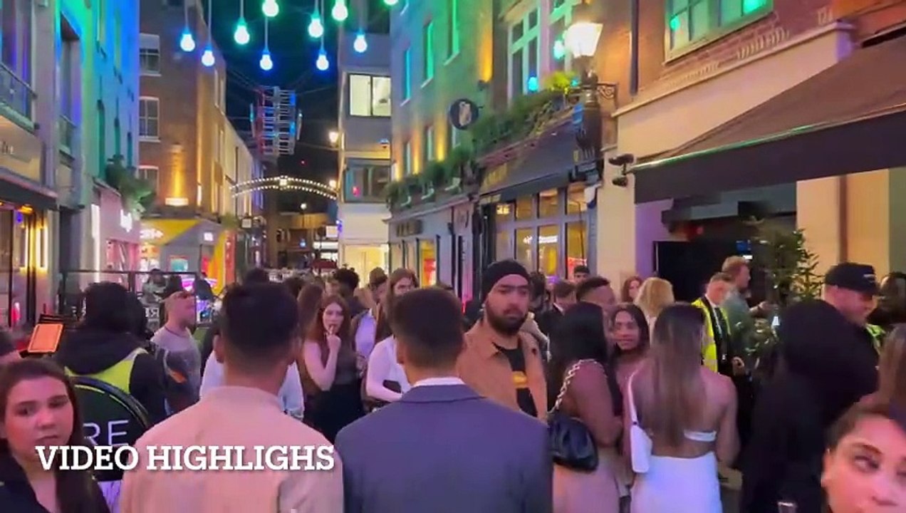 London City Nightlife _Summer Night in Central London - August 2023 _ London Night Walk 4K HDR
