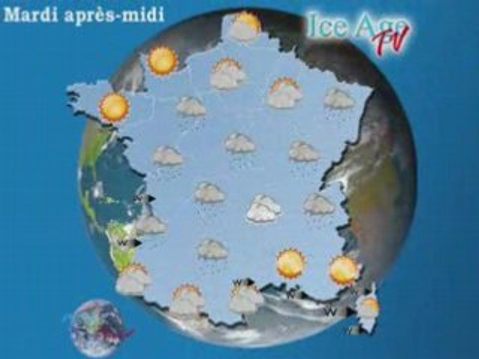 METEO DU MARDI 22 AVRIL 2008