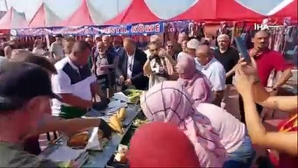 1. Çınarcık Hamsi Festivali'nde 3 Ton Balık İkram Edildi