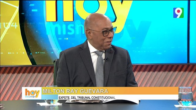 Contundentes declaraciones de Milton Ray Guevara en Hoy Mismo