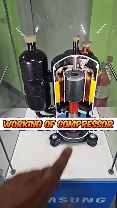 Working of Compressor... Live Demonstration
