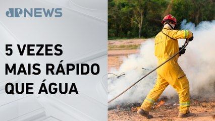 São Paulo começa testes com novo produto para apagar fogo