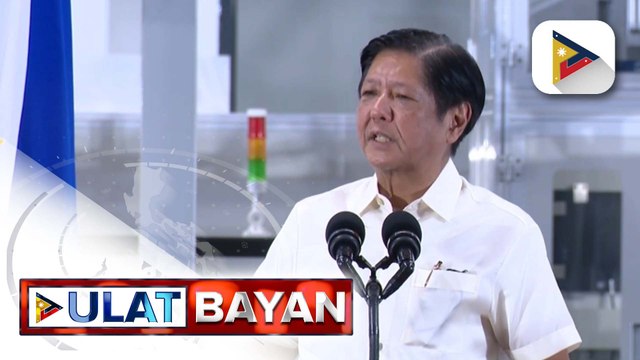 PBBM, pinangunahan ang pagbubukas ng manufacturing plant para sa baterya ng e-vehicles
