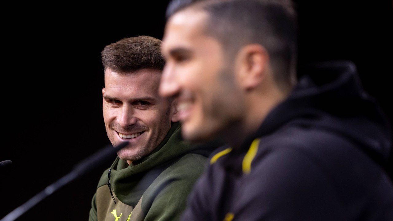 Sahin foppt Groß auf PK: 'Warum hast du noch kein Tor geschossen?'