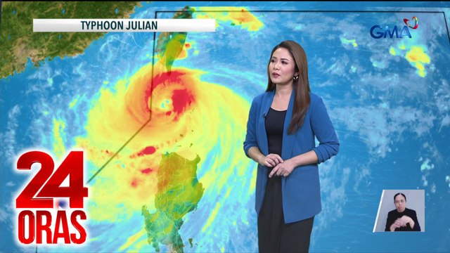 Bagyong Julian, posibleng lumakas bilang super typhoon; Signal No. 4, nakataas pa rin sa Batanes | 24 Oras