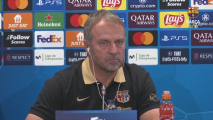 Flick opina del incidente con Courtois en el derbi: "Hay que identificar y expulsar a esa gente"