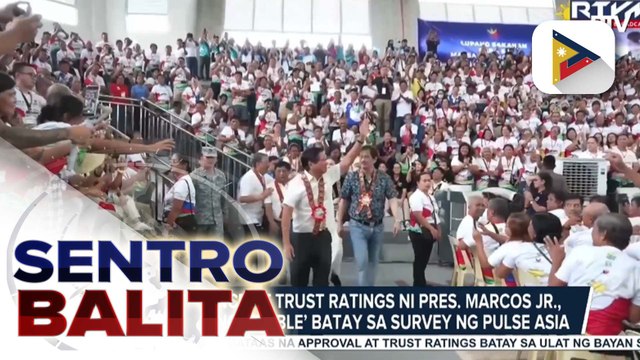 PBBM, napanatili ang mataas na approval at trust ratings base sa pinakabagong Pulse Asia survey