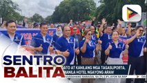 Mahigpit na seguridad, ipinatutupad sa Manila Hotel Tent City para sa COC filing; mga nais kumandidato at kanilang supporters, dumagsa