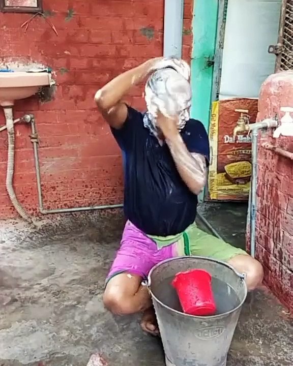 Bathing Funny video