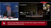 Bakan Yumaklı'dan hileli gıdalara ilişkin açıklama