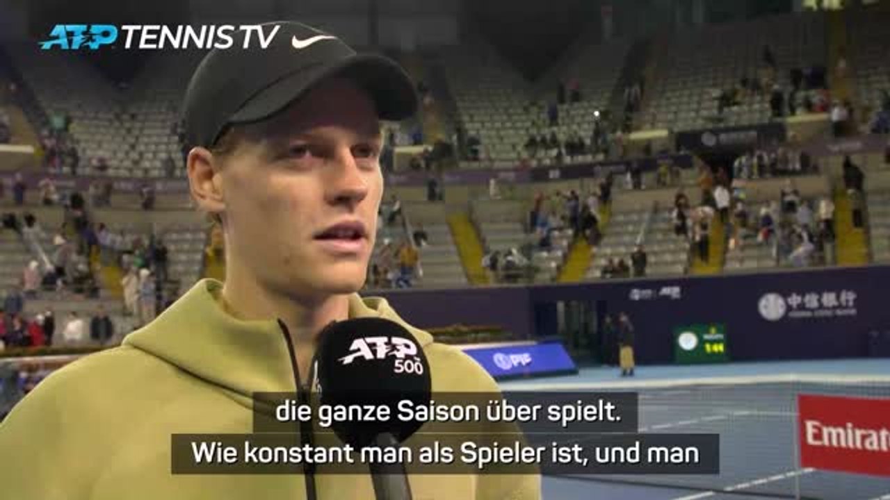 Sinner: 'Versuche mich von Tag zu Tag zu verbessern'