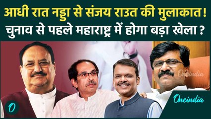 Maharashtra Politics: जेपी नड्डा से मिले Sanjay Raut,फंसे Uddhav Thackeray| Fadnavis |वनइंडिया हिंदी