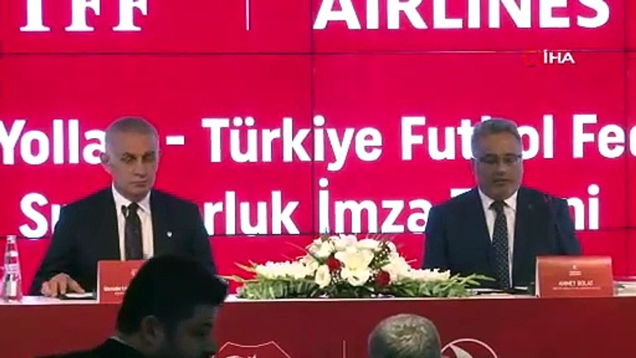 TFF ile THY arasında sponsorluk anlaşması imzalandı