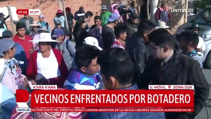 Vecinos se agarraron a golpes en nuevo intento de bloqueo en el botadero de K’ara K’ara