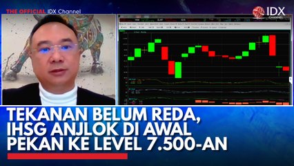 Tekanan Belum Reda, IHSG Anjlok di Awal Pekan ke Level 7.500-an