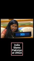 India Slams Pakistan at UNGA Reel