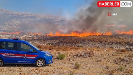 Bodrum'da Otluk Alanda Yangın Kontrol Altına Alındı