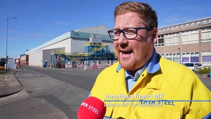 Hartlepool MP Jonathan Brash sees £7m Tata Steel investment