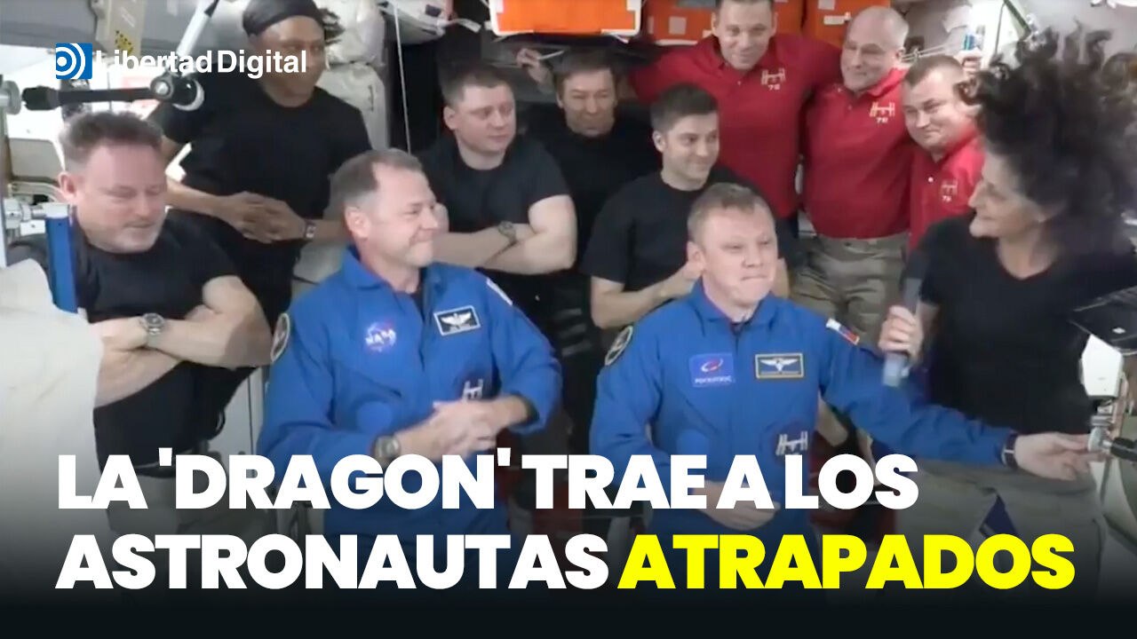 La 'Dragon' de Space X trae de vuelta a los astronautas atrapados