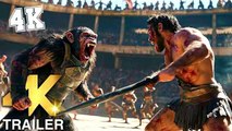 GLADIATOR 2 Extended Trailer (4K ULTRA HD) 2024