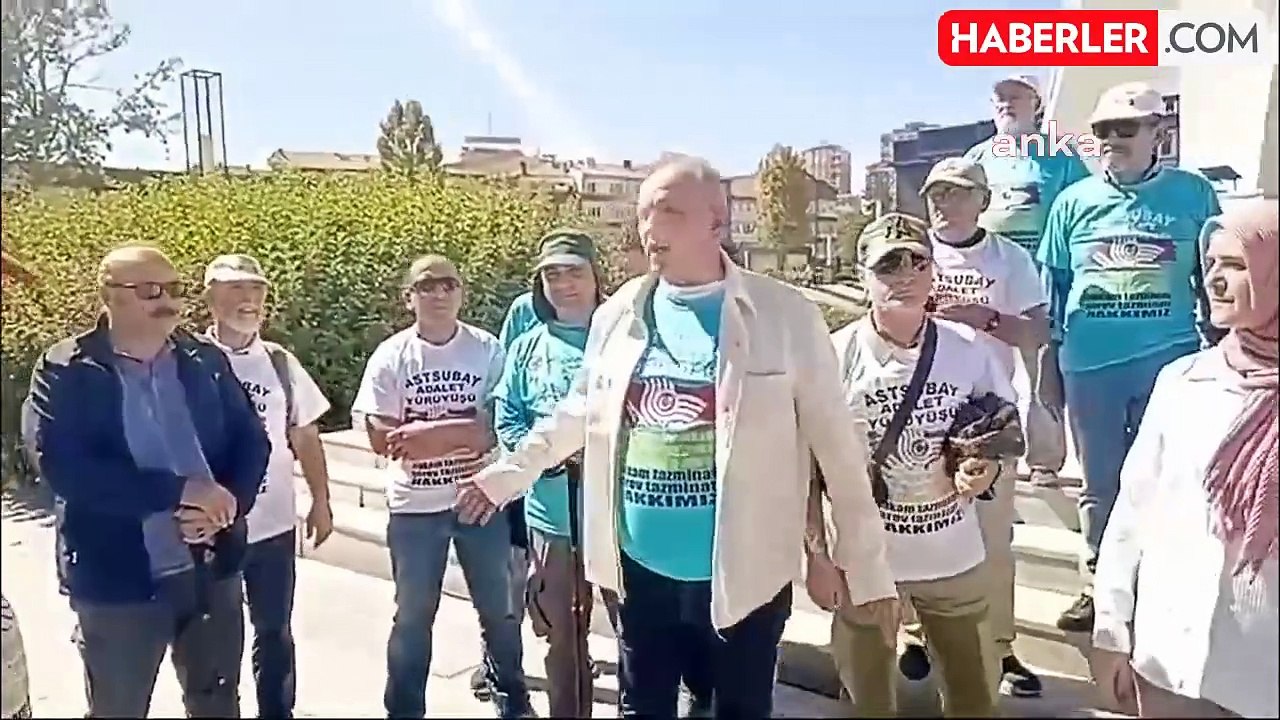Emekli Astsubaylar Hakları İçin Ankara'ya Yürüyüş Başlattı