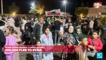 More than 100,000 people cross from Lebanon into Syria, UN refugee agency says