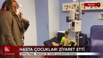 Johnny Depp, İspanya'da hasta çocuklarla buluştu