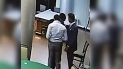 Vídeo inédito mostra advogado de Marçal agarrando colarinho de assessor após soco em debate