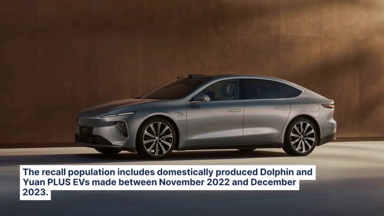 BYD Recalls Nearly 97K EVs Over Concerns Of Overheating Part, Potential Fire